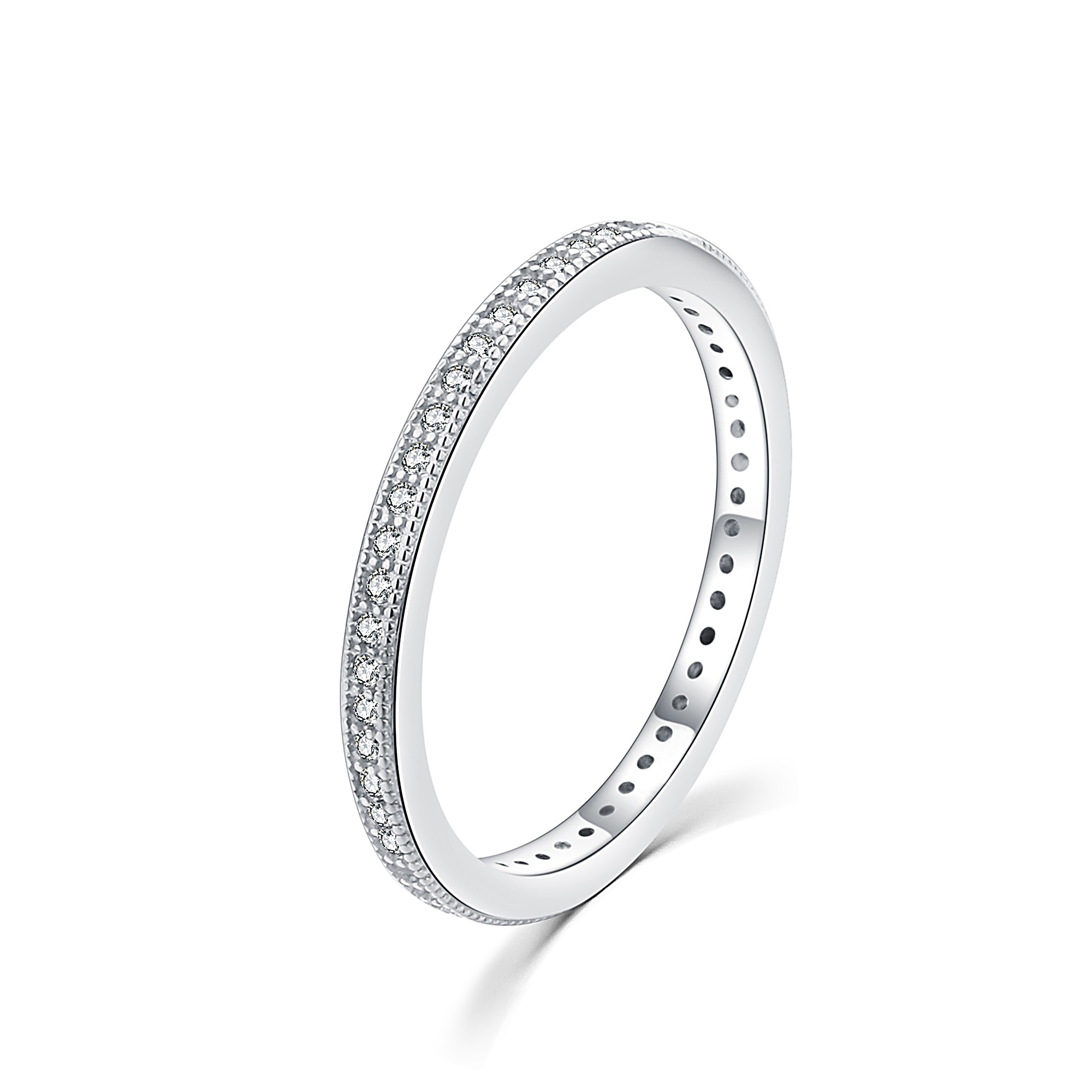MOISS Moiss stříbrný prsten LORETA R0002530 Velikost 53 mm R0002530
