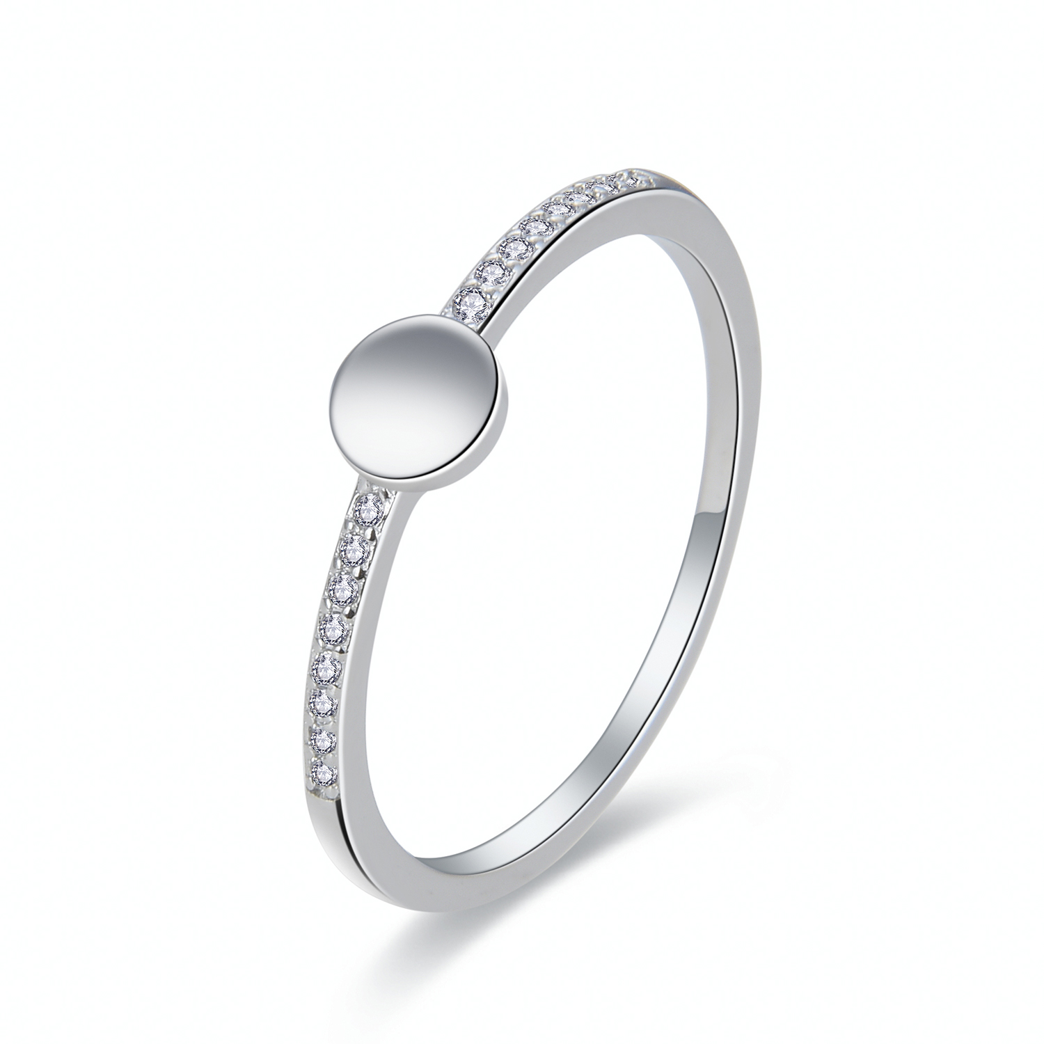 MOISS Moiss stříbrný prsten LILY R0002591 Velikost 54 mm R0002592