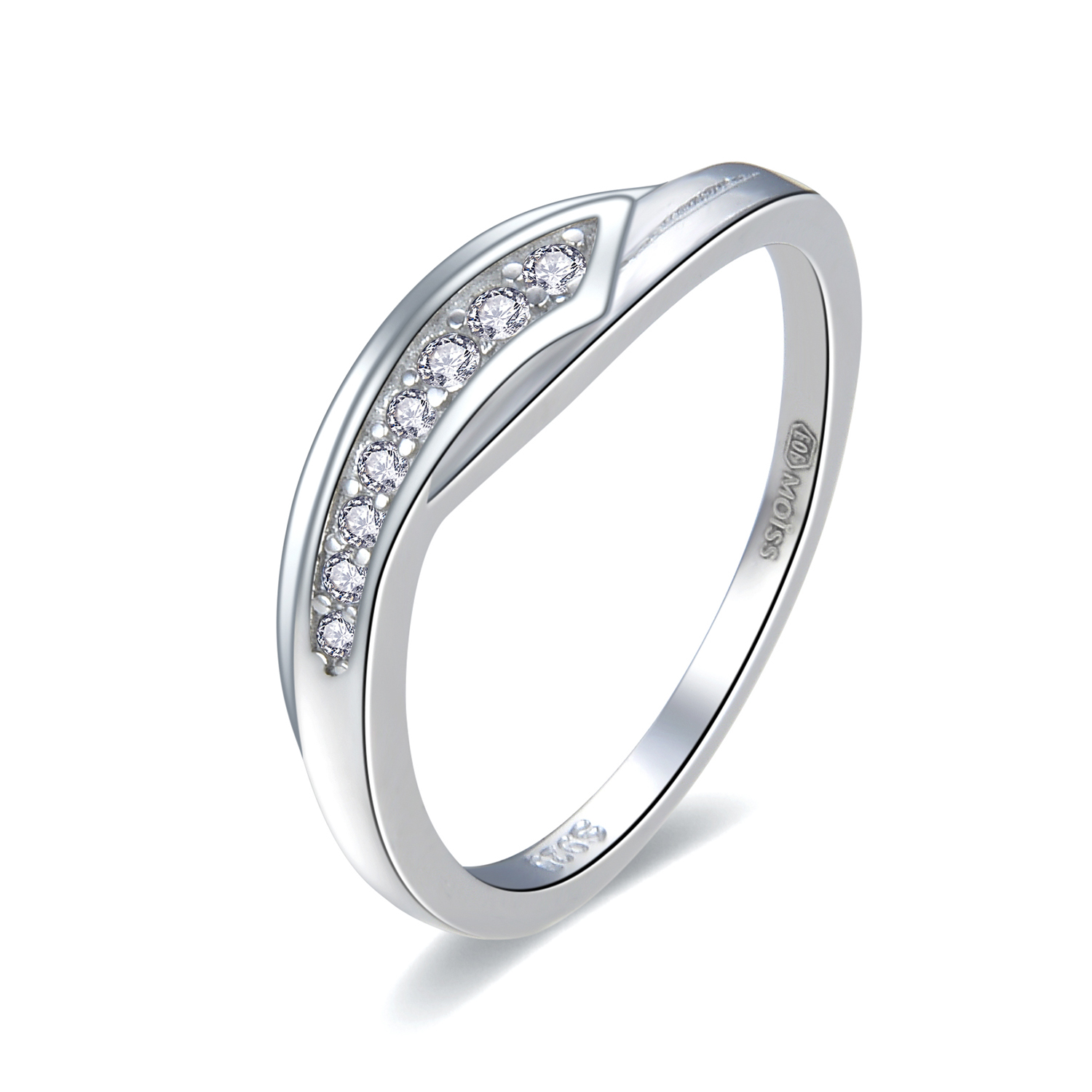 MOISS Moiss stříbrný prsten LJUBA R0000840 Velikost 53 mm R0000842