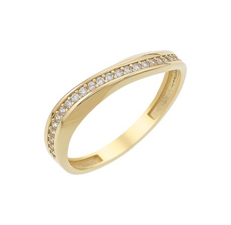 MOISS Moiss prsten ze žlutého zlata TANYA RA000656 Velikost 57 mm RA000658 + doprava ZDARMA