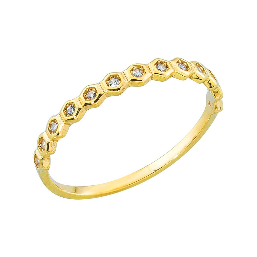 MOISS Moiss prsten ze žlutého zlata LADY RA000740 Velikost 52 mm RA000741 + doprava ZDARMA