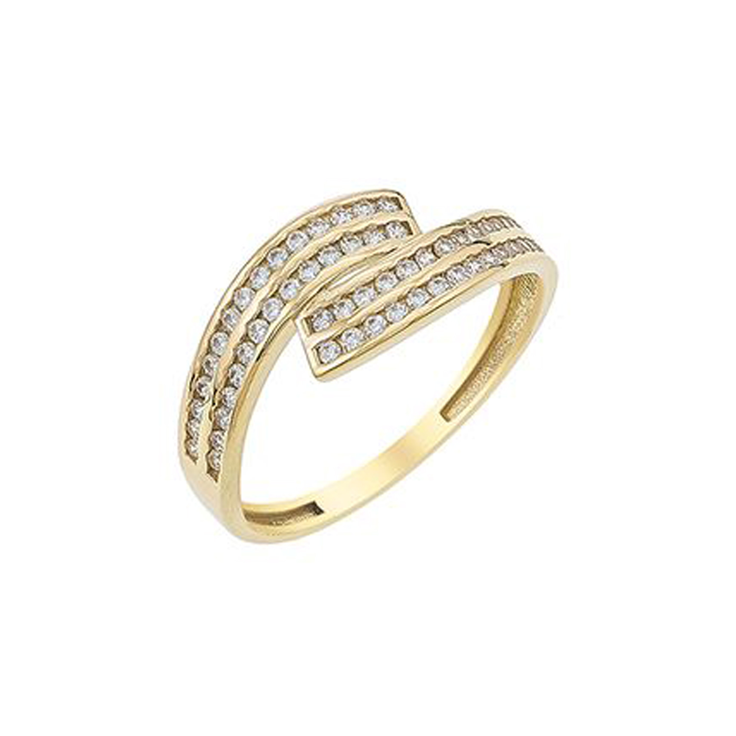 MOISS Moiss prsten ze žlutého zlata LÍVIA RA000760 Velikost 62 mm RA002827 + doprava ZDARMA