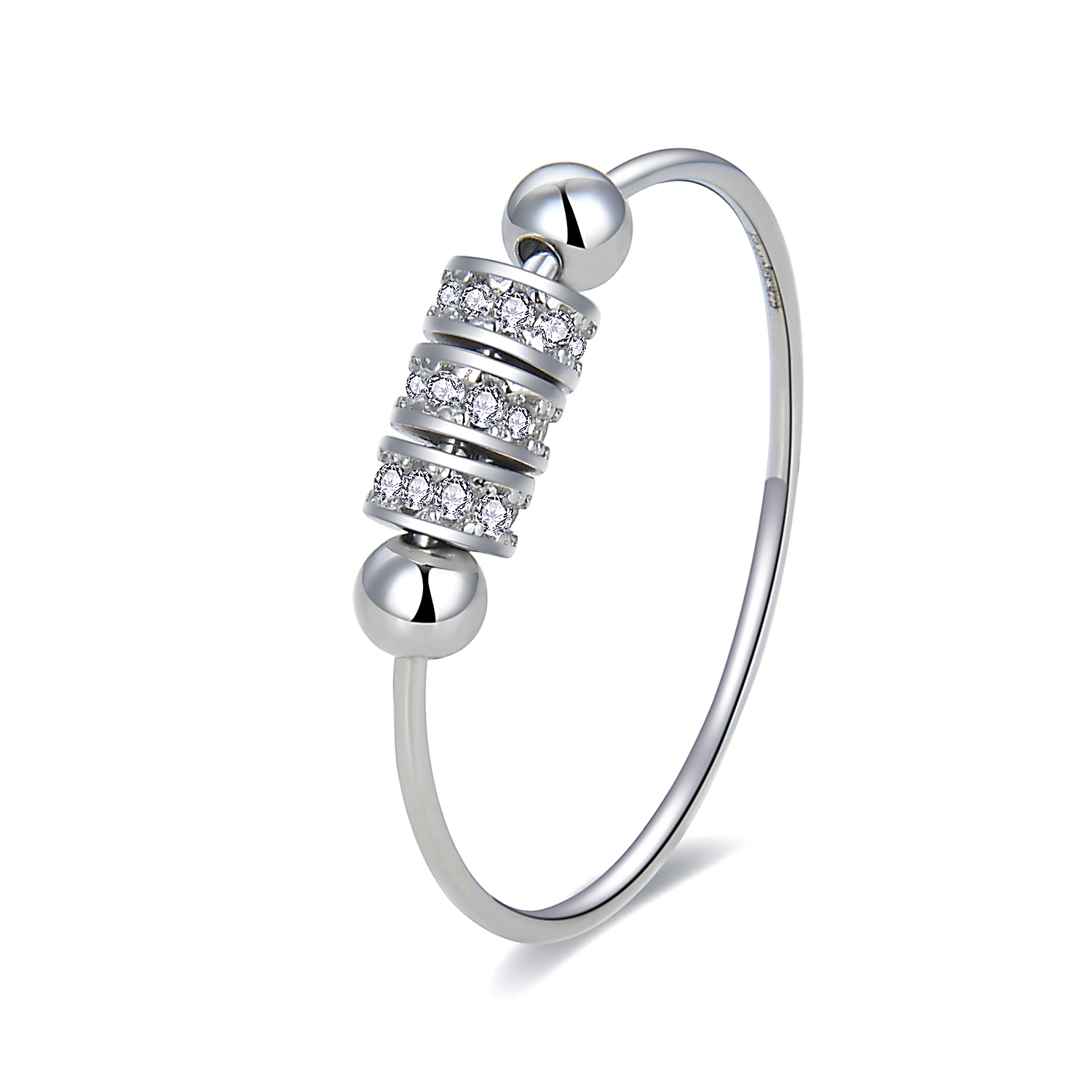 MOISS Moiss stříbrný prsten KAROLINE R0002686 Velikost 56 mm R0002691