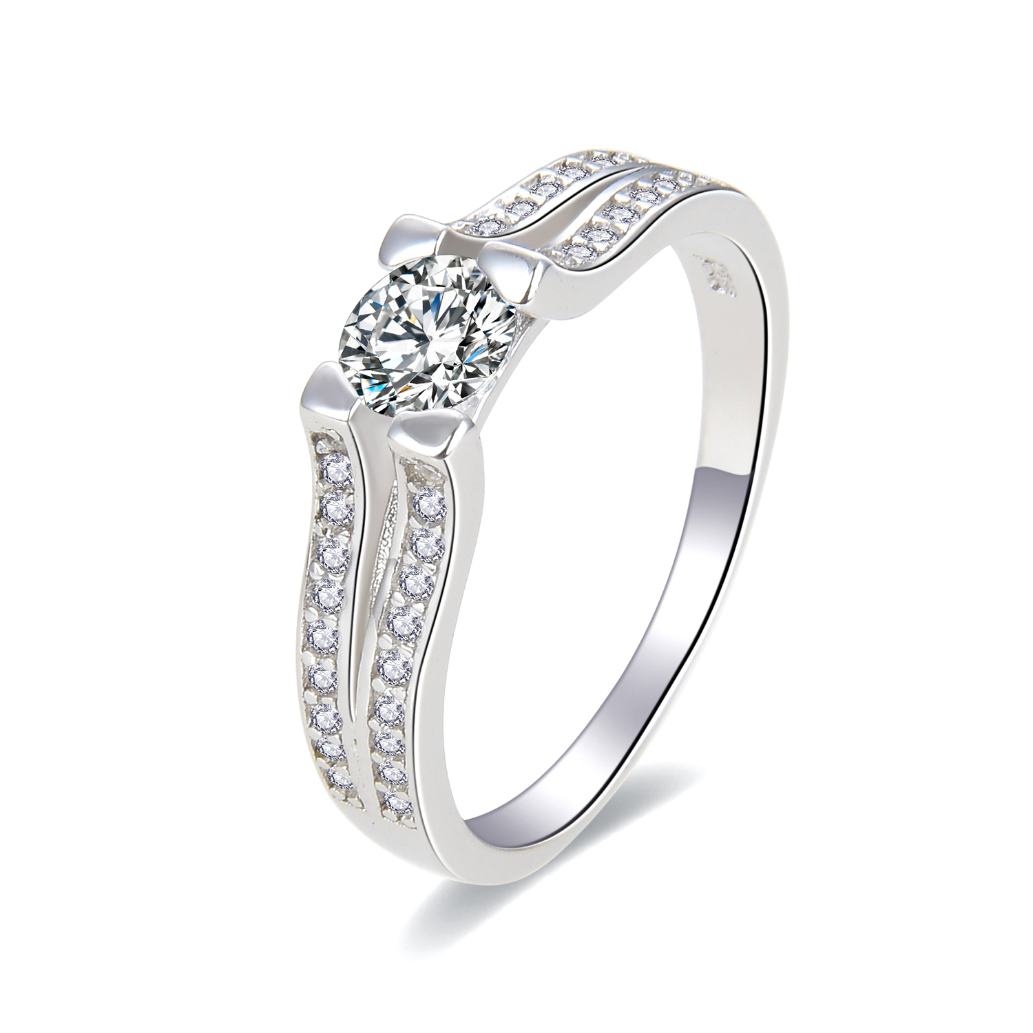 MOISS Moiss stříbrný prsten EVDOKIA R0000606 Velikost 51 mm R0000606