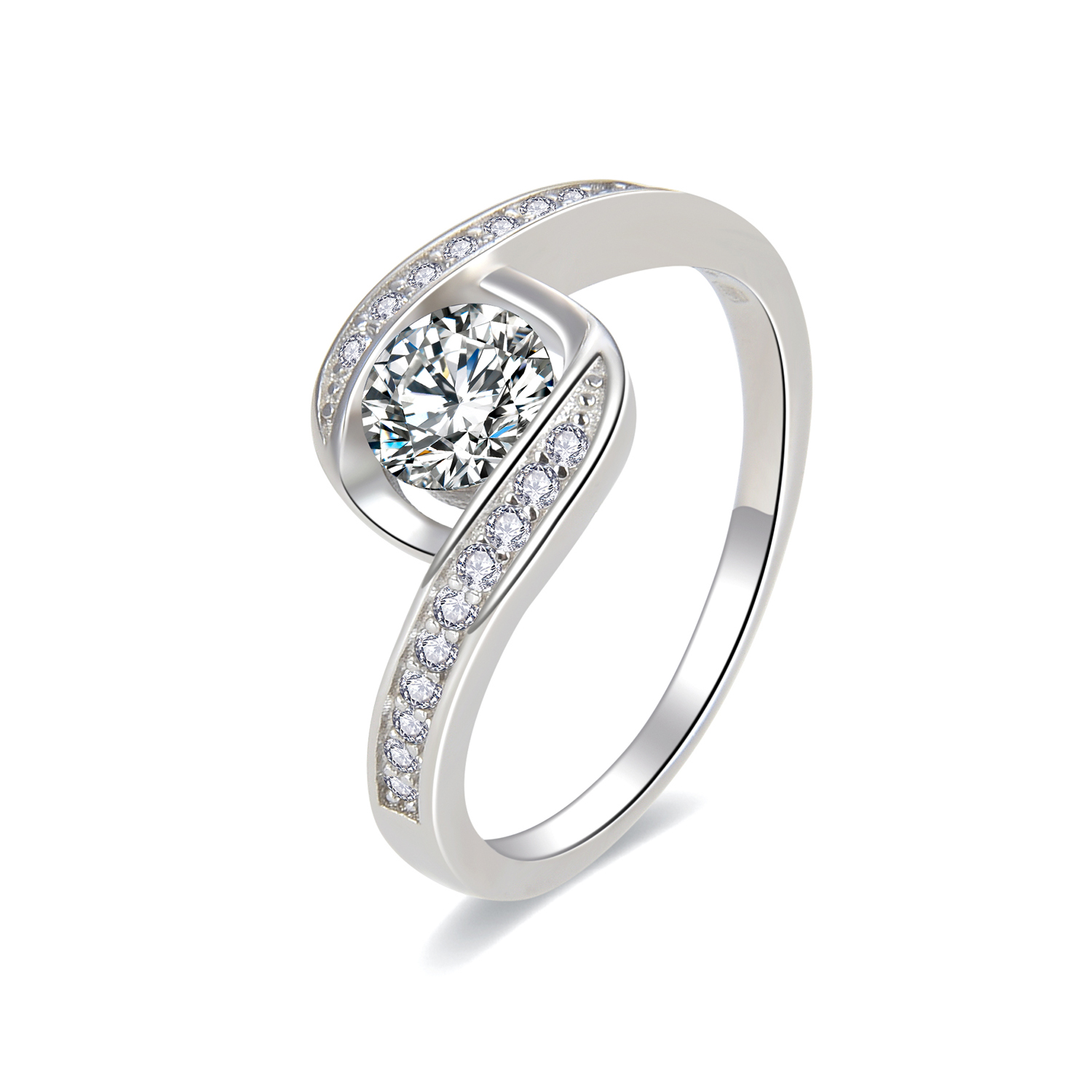 MOISS Moiss stříbrný prsten EUFEMIE R0000623 Velikost 49 mm R0000623