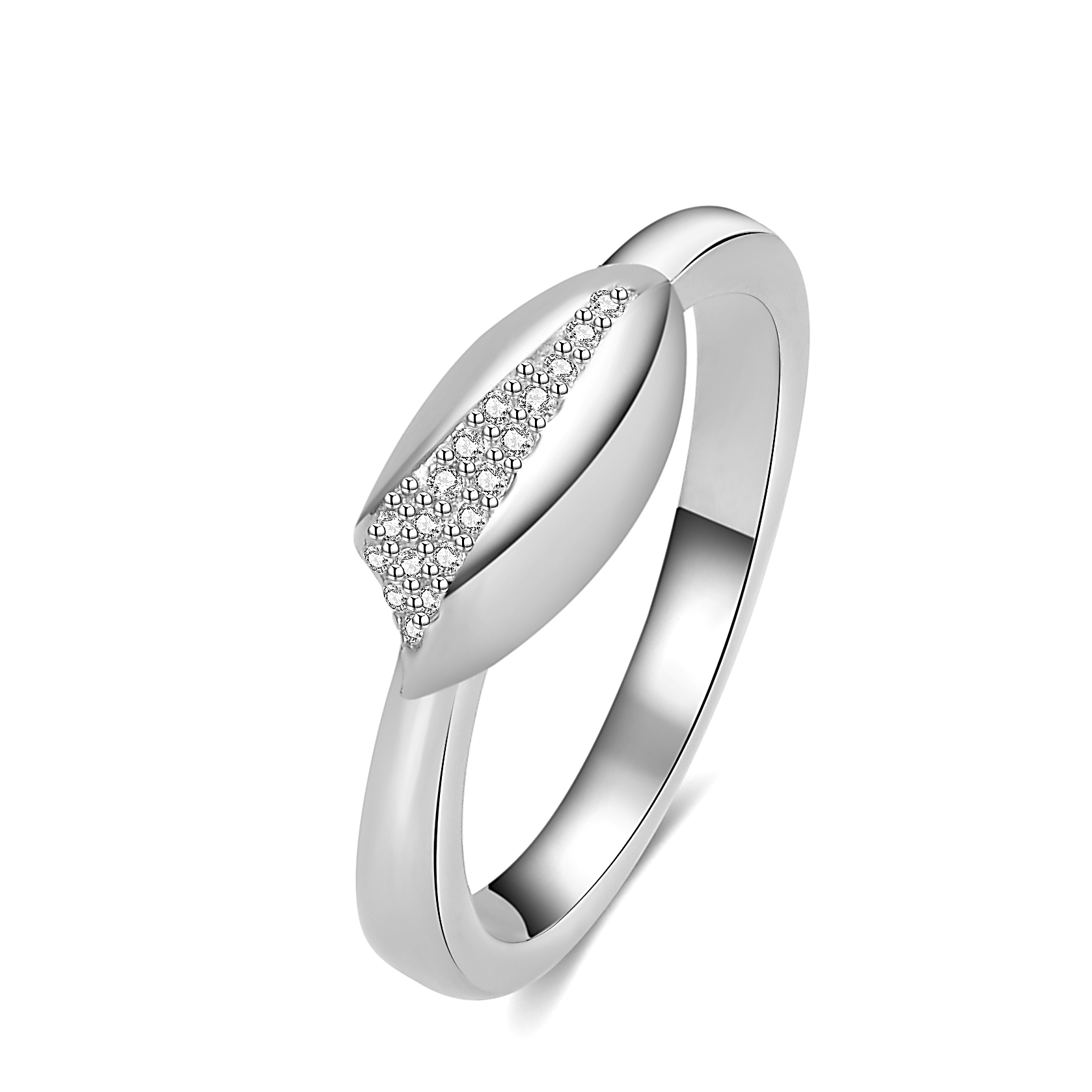 MOISS Moiss stříbrný prsten DULCE R0000304 Velikost 59 mm R0000308