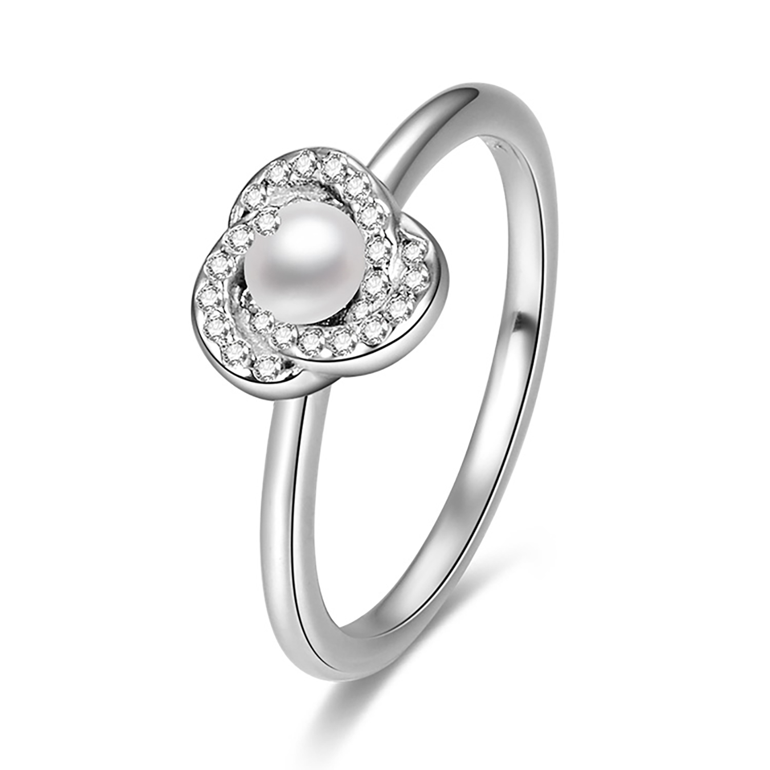 MOISS Moiss stříbrný prsten s perlou FILIPINA RP000375 Délka 52 cm RP000375
