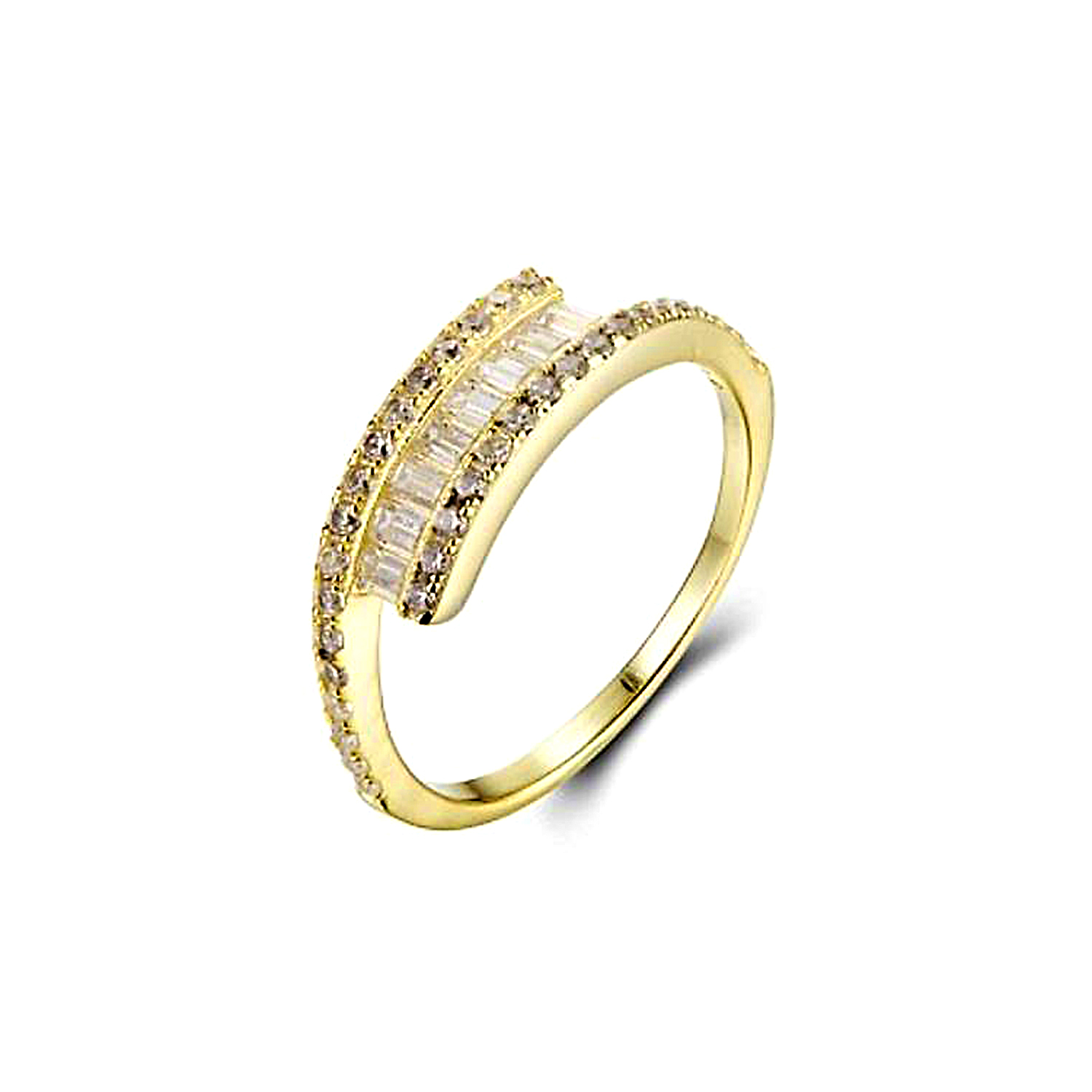 MOISS Moiss stříbrný prsten FILIPA GOLD R0002839 Velikost 56 mm R0002841