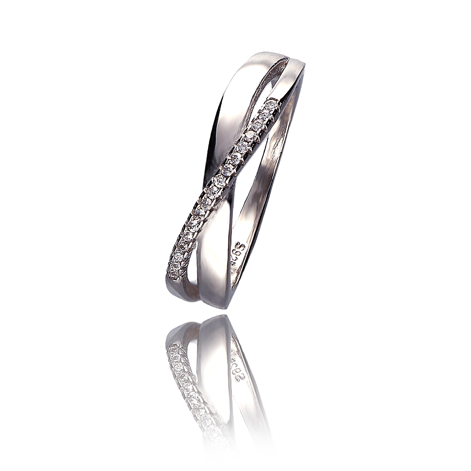 MOISS Moiss stříbrný prsten HAJNALKA R0001775 Velikost 54 mm R0001776