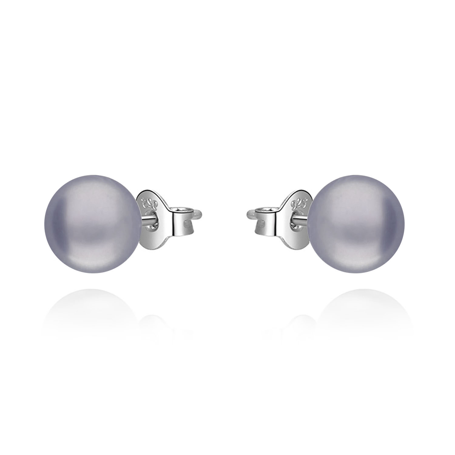 Moonpearls MOISS stříbrné náušnice BAILA 6 - 7 mm s pravými říčními perlami EP000119 EP000119