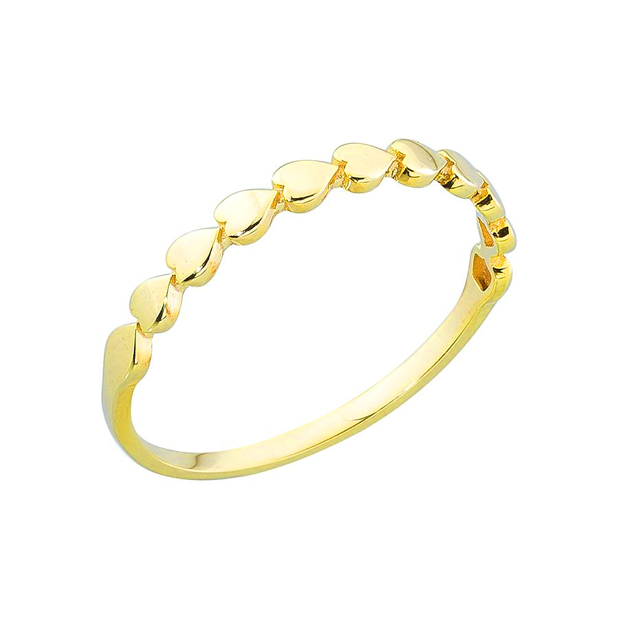 MOISS Moiss prsten ze žlutého zlata SRDCE RA000665 Velikost 50 mm RA000665 + doprava ZDARMA