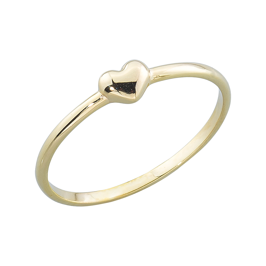 MOISS Moiss prsten ze žlutého zlata SRDCE RA000611 Velikost 48 mm RA000611 + doprava ZDARMA
