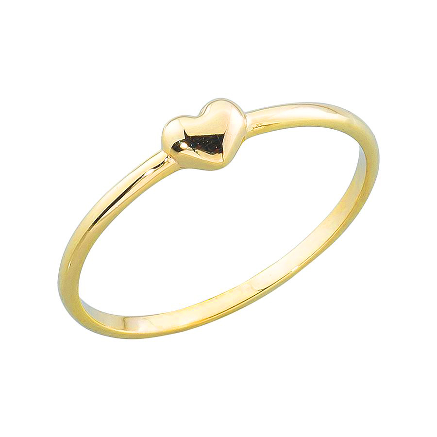 MOISS Moiss prsten ze žlutého zlata SRDCE RA000687 Velikost 48 mm RA000687 + doprava ZDARMA