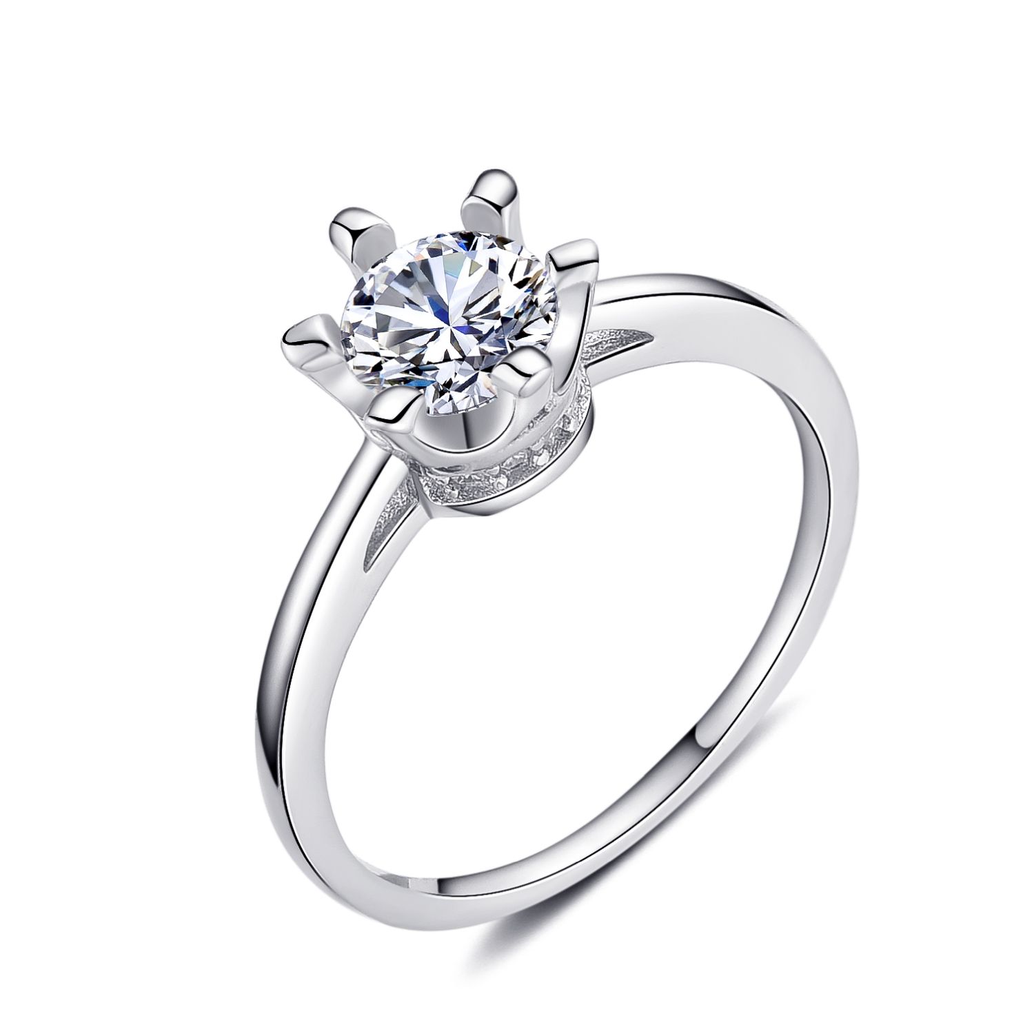 MOISS Moiss stříbrný prsten KORUNKA R0000546 Velikost 49 mm R0000546