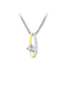 MOISS stříbrný přívěsek TOPAZ GOLD