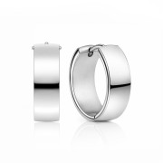 DIVERSE ocelové náušnice 19 mm