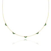 MOISS náhrdelník ze žlutého zlata SRDCE