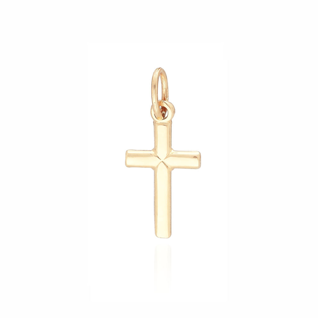 MOISS přívěsek ze žlutého zlata KŘÍŽEK