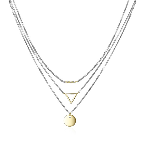 MOISS stříbrný náhrdelník GOLD
