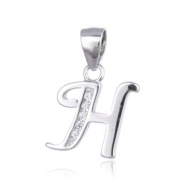 MOISS stříbrný přívěsek PÍSMENO H