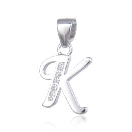 MOISS stříbrný přívěsek PÍSMENO K