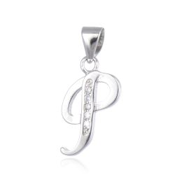 MOISS stříbrný přívěsek PÍSMENO P