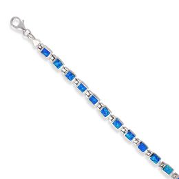 MOISS stříbrný náramek OPÁL