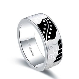 MOISS stříbrný prsten SMALT