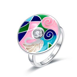 MOISS stříbrný prsten SMALT