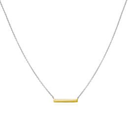 MOISS stříbrný náhrdelník GOLD