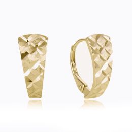 MOISS stříbrné náušnice GOLD