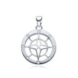 MOISS stříbrný přívěsek KOMPAS