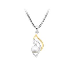 MOISS stříbrný přívěsek BICOLOR GOLD