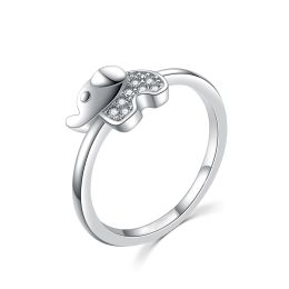 MOISS stříbrný prsten SLON