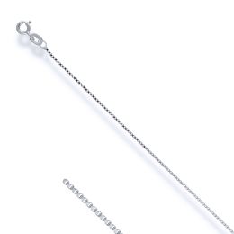 MOISS řetízek z bílého zlata BOX