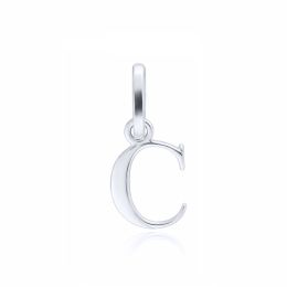 MOISS přívěsek z bílého zlata PÍSMENO C