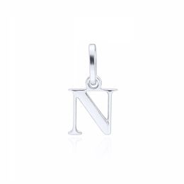 MOISS přívěsek z bílého zlata PÍSMENO N