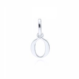 MOISS přívěsek z bílého zlata PÍSMENO O