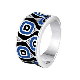 MOISS stříbrný prsten SMALT