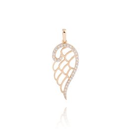 MOISS přívěsek z růžového zlata KŘÍDLA