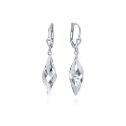 MOISS náušnice z bílého zlata