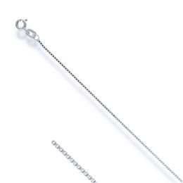 MOISS řetízek z bílého zlata BOX