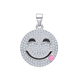 MOISS stříbrný přívěsek SMAJLÍK