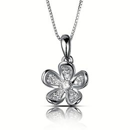 MOISS stříbrný přívěsek KVĚTINA