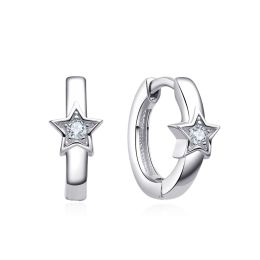 MOISS stříbrné náušnice HVĚZDA