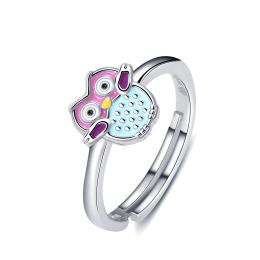 MOISS stříbrný prsten SOVA