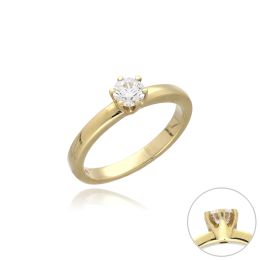 MOISS prsten ze žlutého zlata DIAMANT