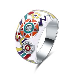 MOISS stříbrný prsten SMALT