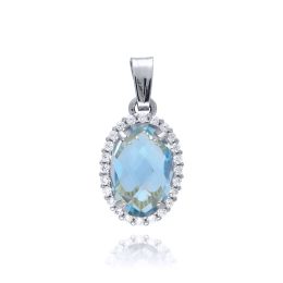 MOISS topazový přívěsek z bílého zlata