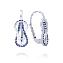 MOISS náušnice z bílého zlata